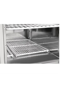 Refrigerated Counter 2 door Prep Station for Commercial Catering 240Ltrs Stainless Steel| DA-THS901 2
