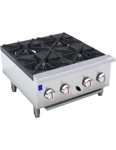4 Burners Gas Hotplate Cooker Tabletop 28kW Countertop | DA-EHP4S