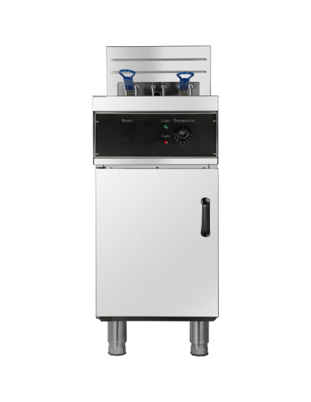 Commercial Fryer Single Electric 30 litre 10kW Free standing Heavy Duty | HHEF26