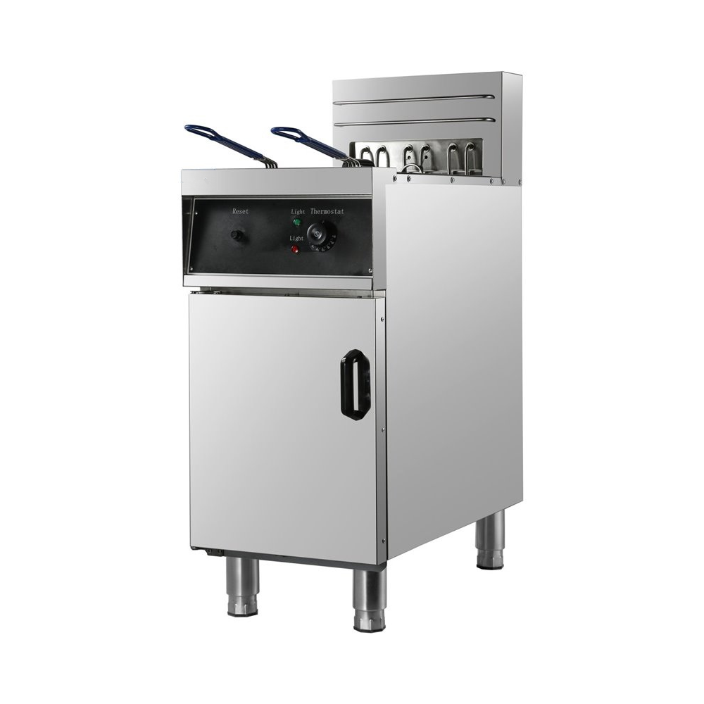 Commercial Fryer Single Electric 30 litre 10kW Free standing Heavy Duty | HHEF26