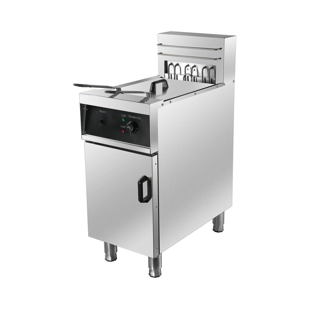 Commercial Fryer Single Electric 30 litre 10kW Free standing Heavy Duty | HHEF26