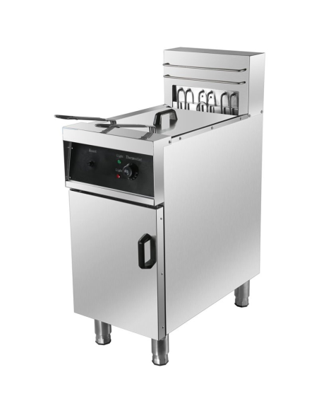 Commercial Fryer Single Electric 30 litre 10kW Free standing Heavy Duty | HHEF26