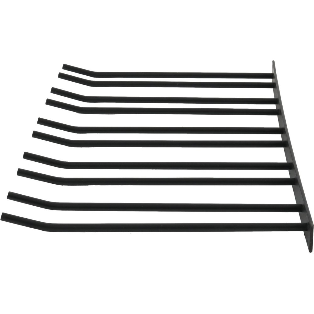 Wine Glass Rack Black Wall mounted Length 300mm 15 wine glasses | Stalwart DA-WGA58500300B
