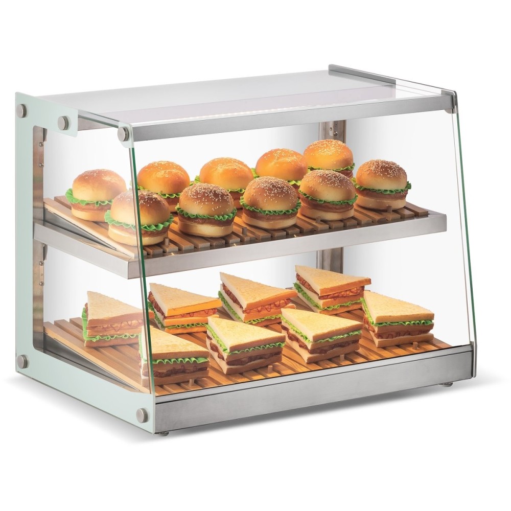 Commercial Countertop Display Cabinet 150 Litres Stainless steel | Stalwart DA-ZW150XSS