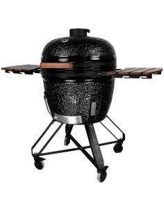 26" Ceramic Kamado BBQ Grill Egg XL Black | Stalwart DA-SE26